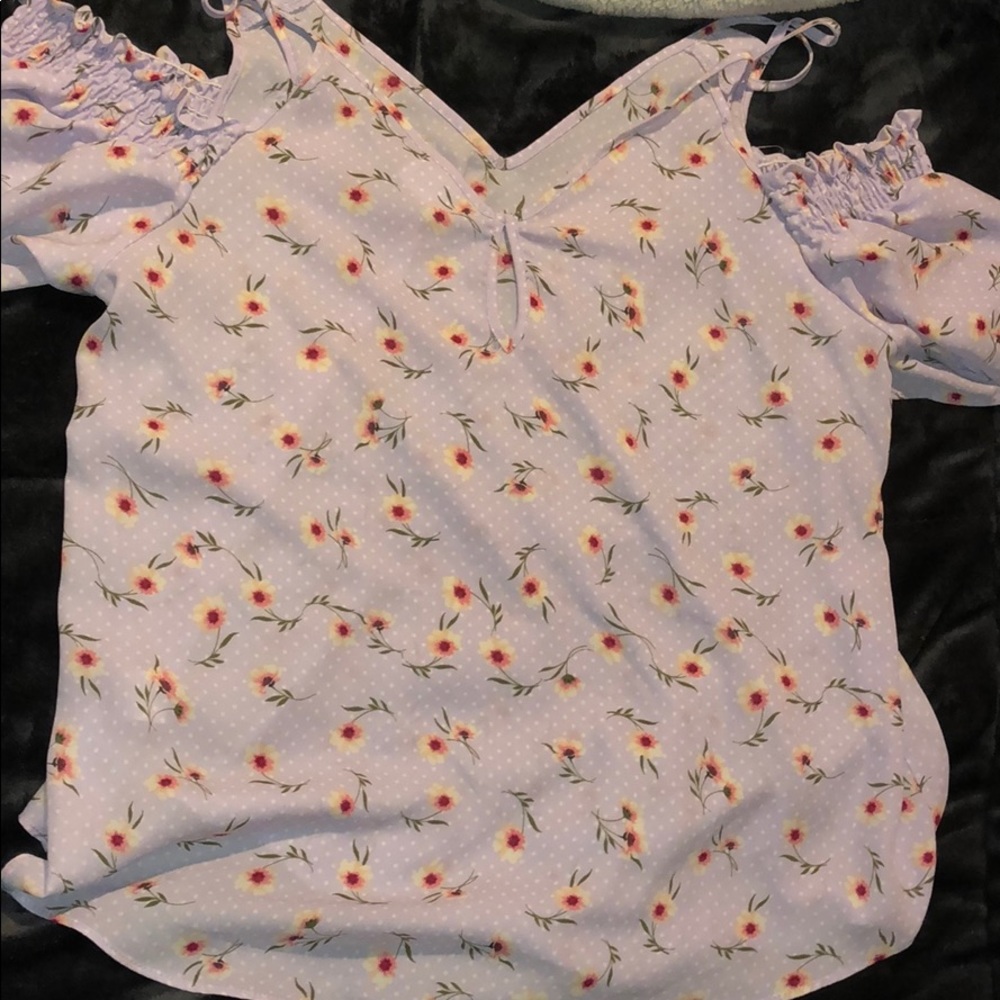 *BRAND NEW* lilac flower dress top